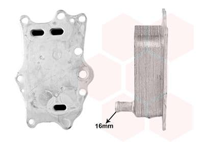 07003143 Van Wezel Масляный радиатор двигателя