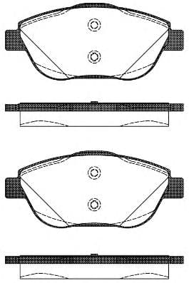 P12923.10 Woking Гальмівні колодки