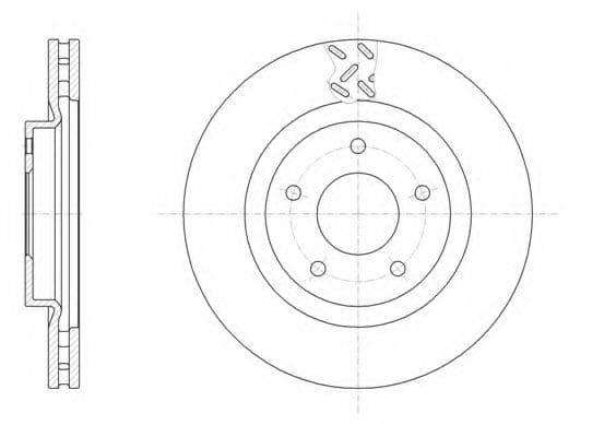 D61553.10 Woking Гальмівний диск