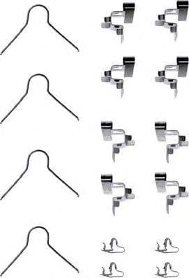 82026600 Textar Комплектующие дисковых тормозных колодок