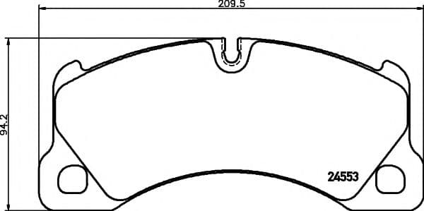 2455301 Textar Гальмівні колодки