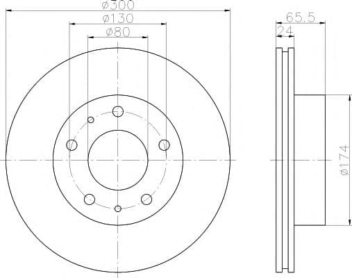 92116703 Textar Гальмівний диск