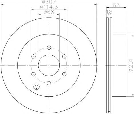 92181603 Textar Гальмівний диск