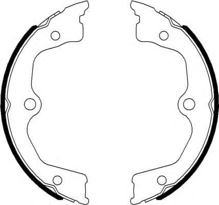 91077700 Textar Колодки ручника