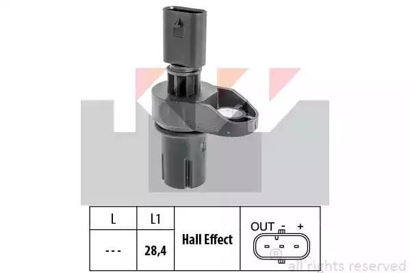 453757 KW Датчик распредвала