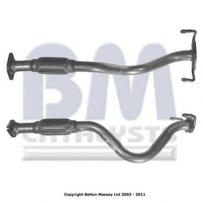 BM50142 BM Catalysts Приемная труба для Hyundai Getz