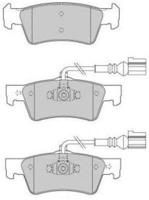 FBP-1552 Fremax Гальмівні колодки для Volkswagen Touareg