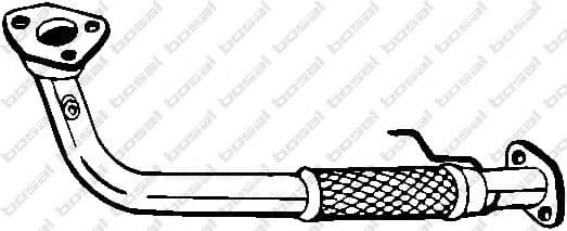 753-801 Bosal Приймальна труба для Rover 100