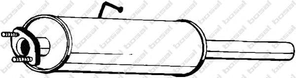 154-133 Bosal Середній глушник вихлопних газів