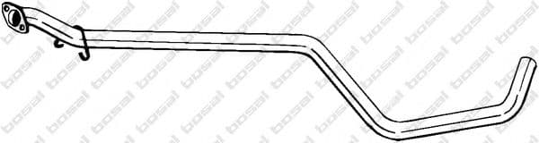880-237 Bosal Приемная труба для Volvo 440/460