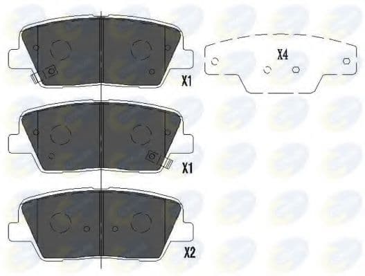 CBP36009 Comline Гальмівні колодки
