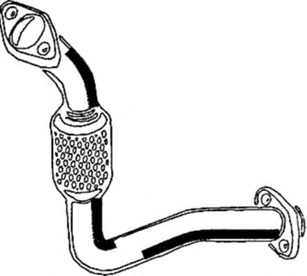 10.098 Asmet Приемная труба для Renault Megane