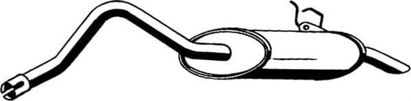 10.051 Asmet Глушник вихлопних газів кінцевий для Renault Kangoo