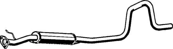 30.009 Asmet Середній глушник вихлопних газів для Land Rover Freelander