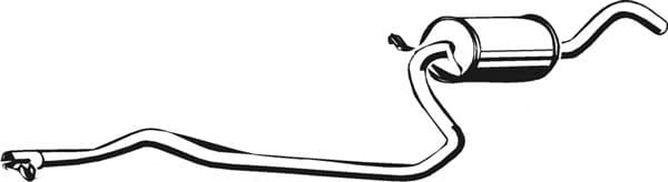 07.069 Asmet Середній глушник вихлопних газів для Ford Fiesta