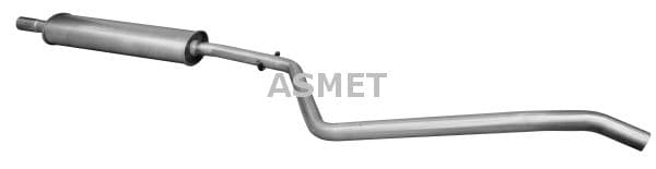 10126 Asmet Средний глушитель выхлопных газов для Dacia Duster