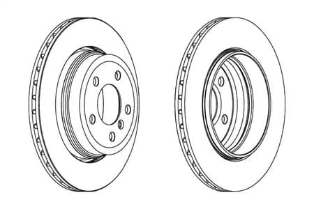 562327CH1 Champion Гальмівний диск для BMW X3