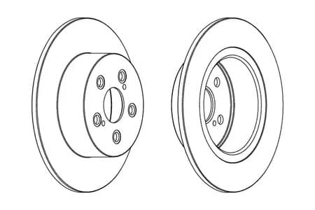 562812ch Champion Гальмівний диск для Toyota Avensis