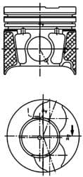 40469600 Kolbenschmidt Поршень двигуна