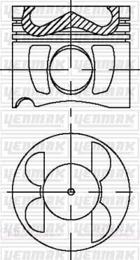 3104761000 Yenmak Поршень двигуна