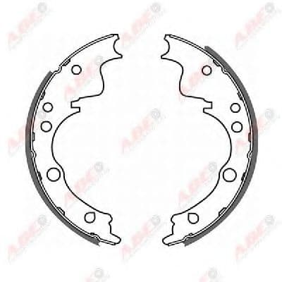 C0E001ABE ABE Тормозные колодки