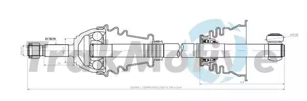 300724 TrakMotive Піввісь