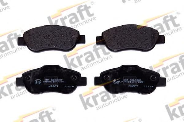6003280 Kraft Automotive Гальмівні колодки для Fiat Panda