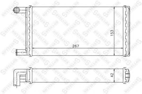 10-35067-SX Stellox Радиатор печки