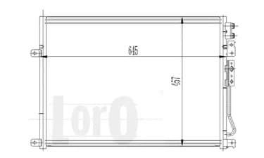 0230160007 Abakus Радіатор кондиціонера