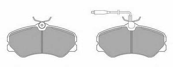 347 Simer Тормозные колодки