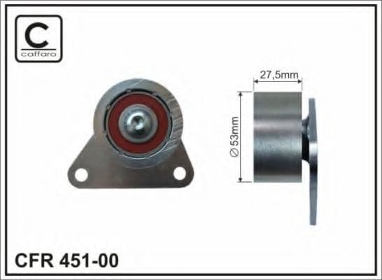 451-00 Caffaro Обводной ролик ремня ГРМ