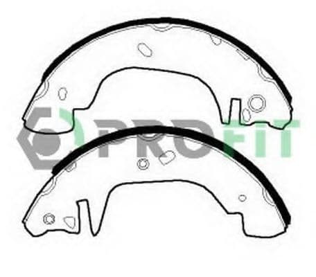 5001-0542 Profit Гальмівні колодки