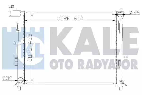341980 Kale Oto Radyatör Радиатор охлаждения двигателя