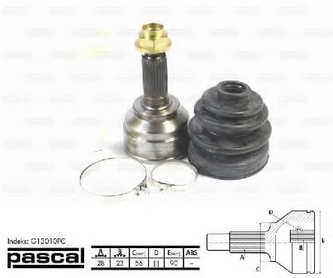 G13010PC Pascal ШРУС