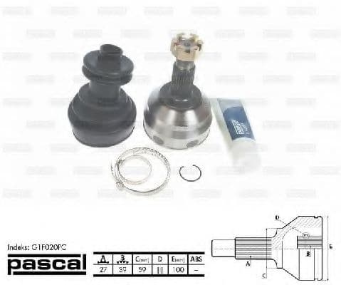 G1F020PC Pascal ШРУС