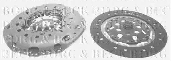HK2283 Borg & Beck Комплект зчеплення