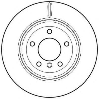 562701JC Jurid Гальмівний диск для BMW 5 Series