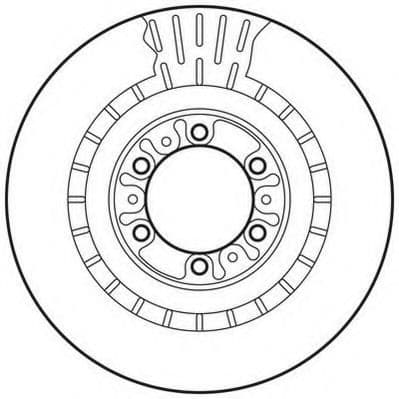 562798JC Jurid Тормозной диск