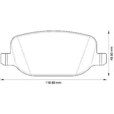 573252J Jurid Гальмівні колодки
