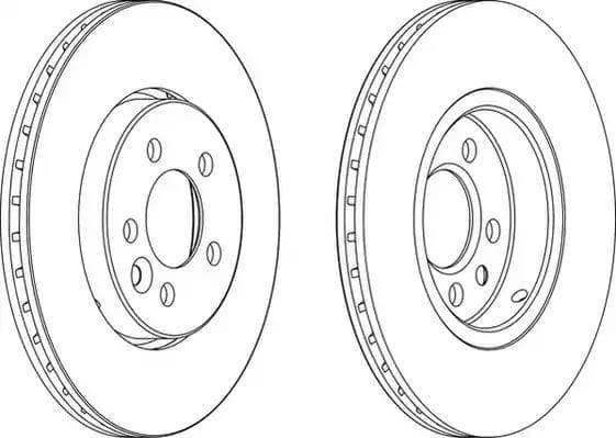 562165JC Jurid Гальмівний диск