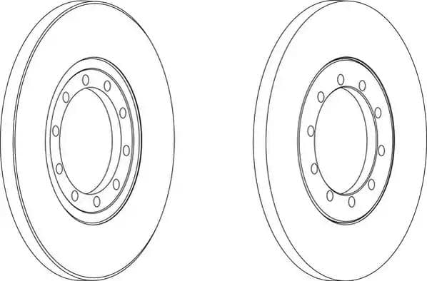 562537JC Jurid Гальмівний диск для Ford Transit
