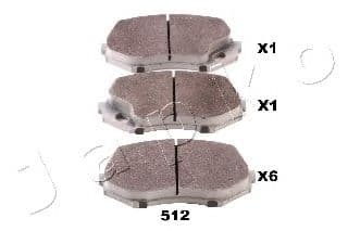 50512 Japko Гальмівні колодки для Mitsubishi Canter