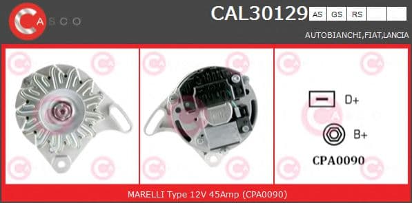 CAL30129AS Casco Генератор