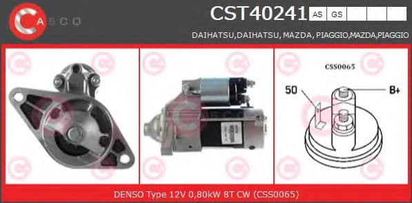 CST40241AS Casco Стартер