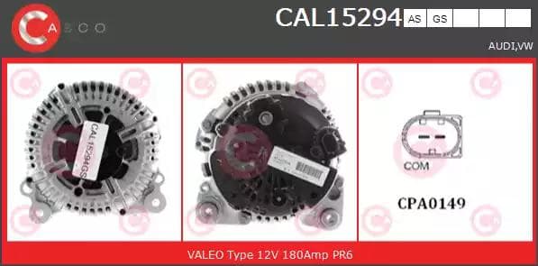 cal15294as Casco Генератор
