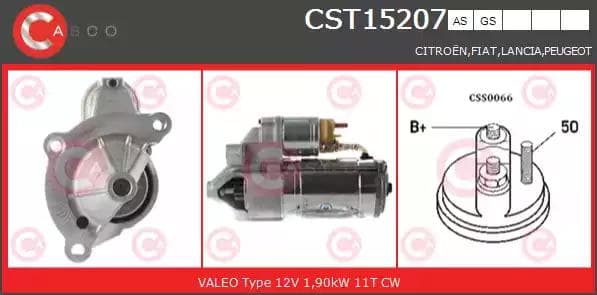cst15207as Casco Стартер