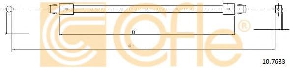 10.7633 Cofle Трос ручного гальма