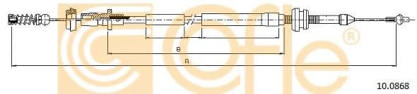 10.0868 Cofle Тросик газу