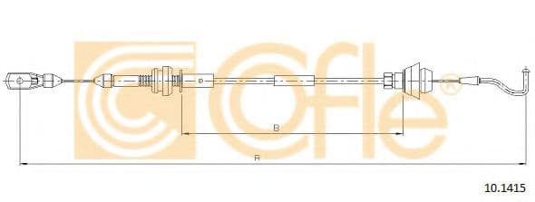 10.1415 Cofle Тросик газа