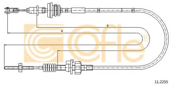 11.2255 Cofle Трос сцепления